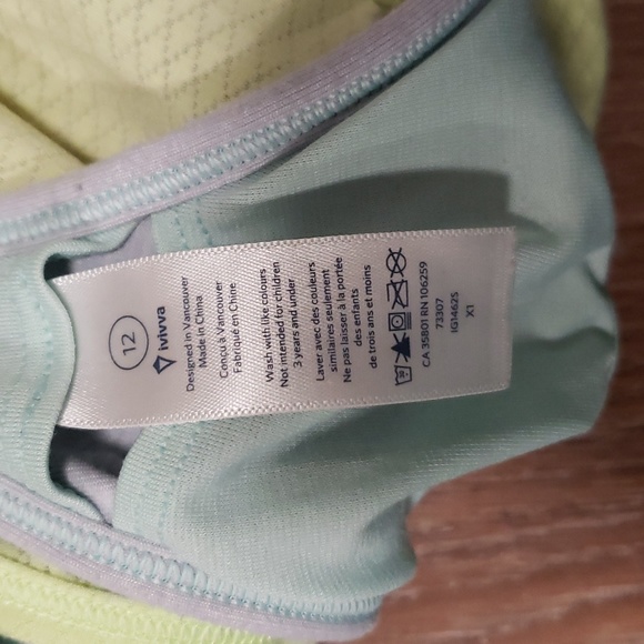 (12) Ivivva Athletica by Lululemon Athletica Youth Girl's Racerback Layered - Picture 3 of 7